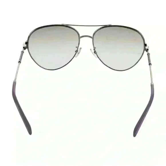 Tory Burch Gradient Aviator style sunglasses- silver and Purple comes with/ case - Picture 5 of 15